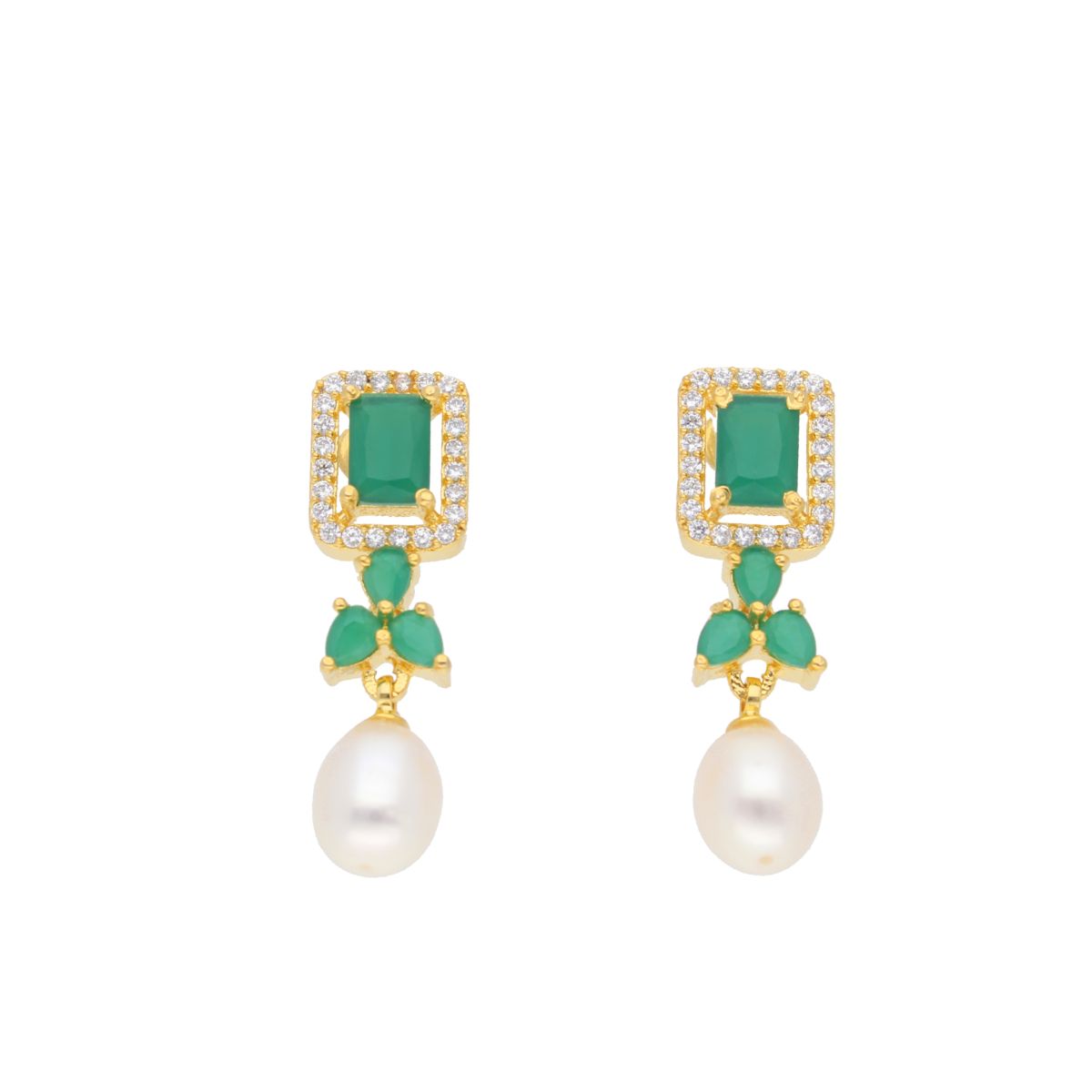 J Pearls Jaanvi Pearl Earrings - Real Pearl Jewelry | Swadesiicart