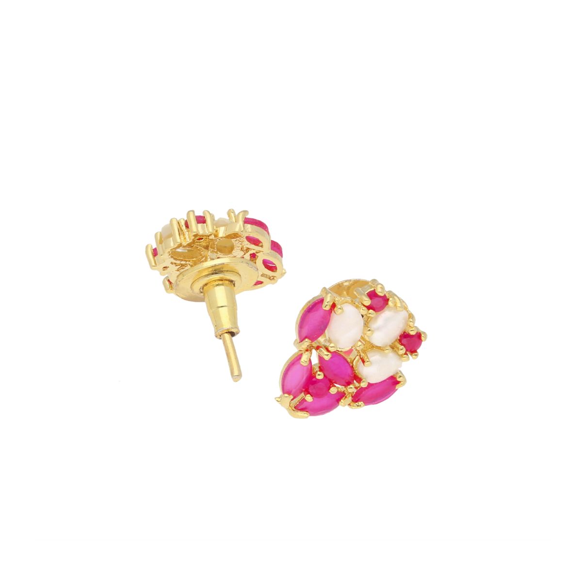 J Pearls Cherry Pearl Earrings - Real Pearl Jewelry | Swadesiicart