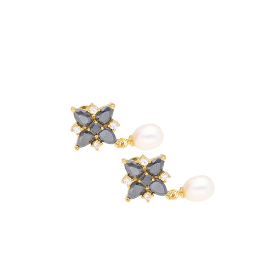 J Pearls Baani Pearl Earrings - Real Pearl Jewelry | Swadesiicart