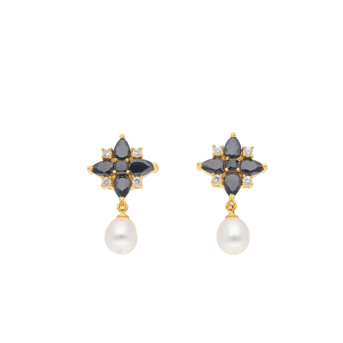 J Pearls Baani Pearl Earrings - Real Pearl Jewelry | Swadesiicart