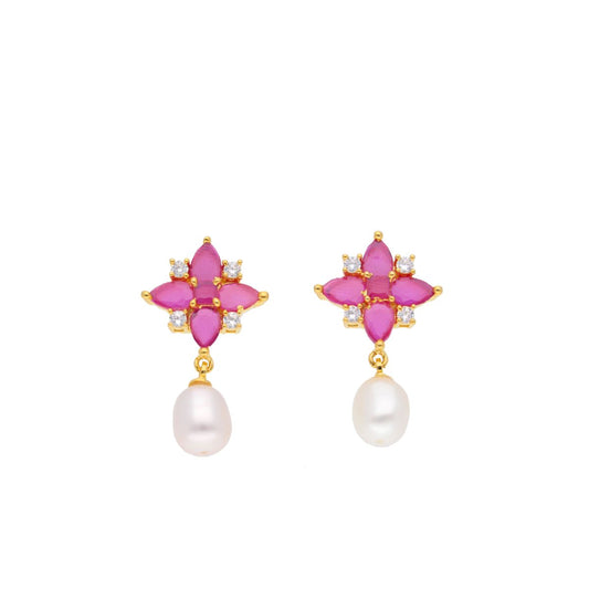 J Pearls Navishka Pearl Earrings - Real Pearl Jewelry - J Pearls
