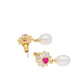 J Pearls Anahita Pearl Earrings - Real Pearl Jewelry - Swadesiicart