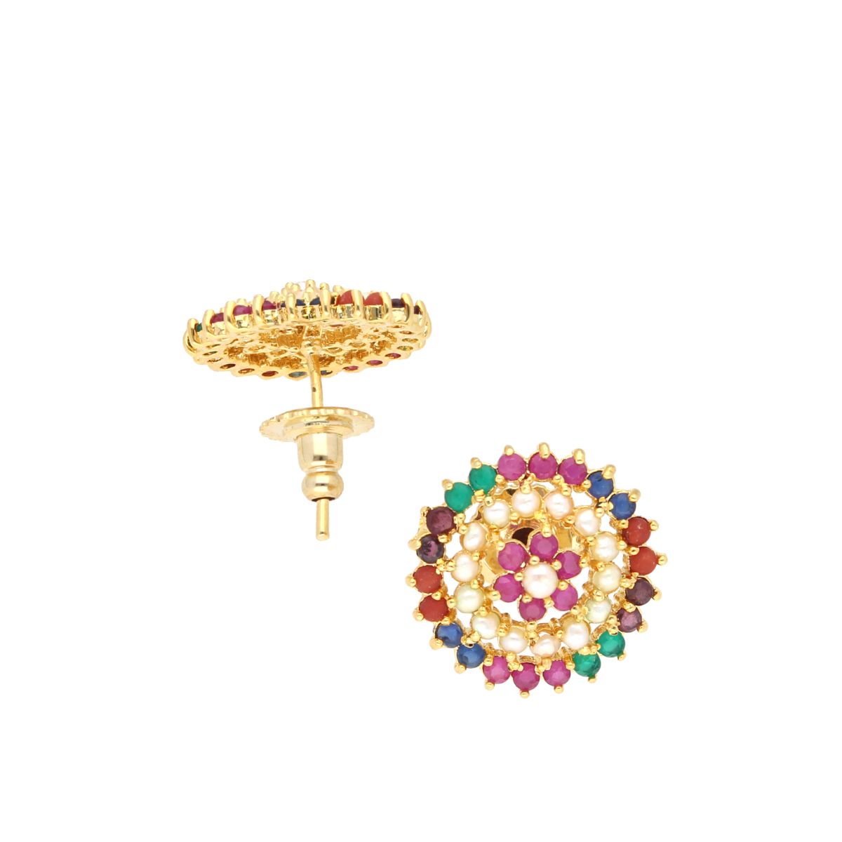 J Pearls Gianna Pearl Earrings - Real Pearl Jewelry | Swadesiicart