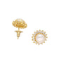 J Pearls Hiya Pearl Earrings - Real Pearl Jewelry - Swadesiicart