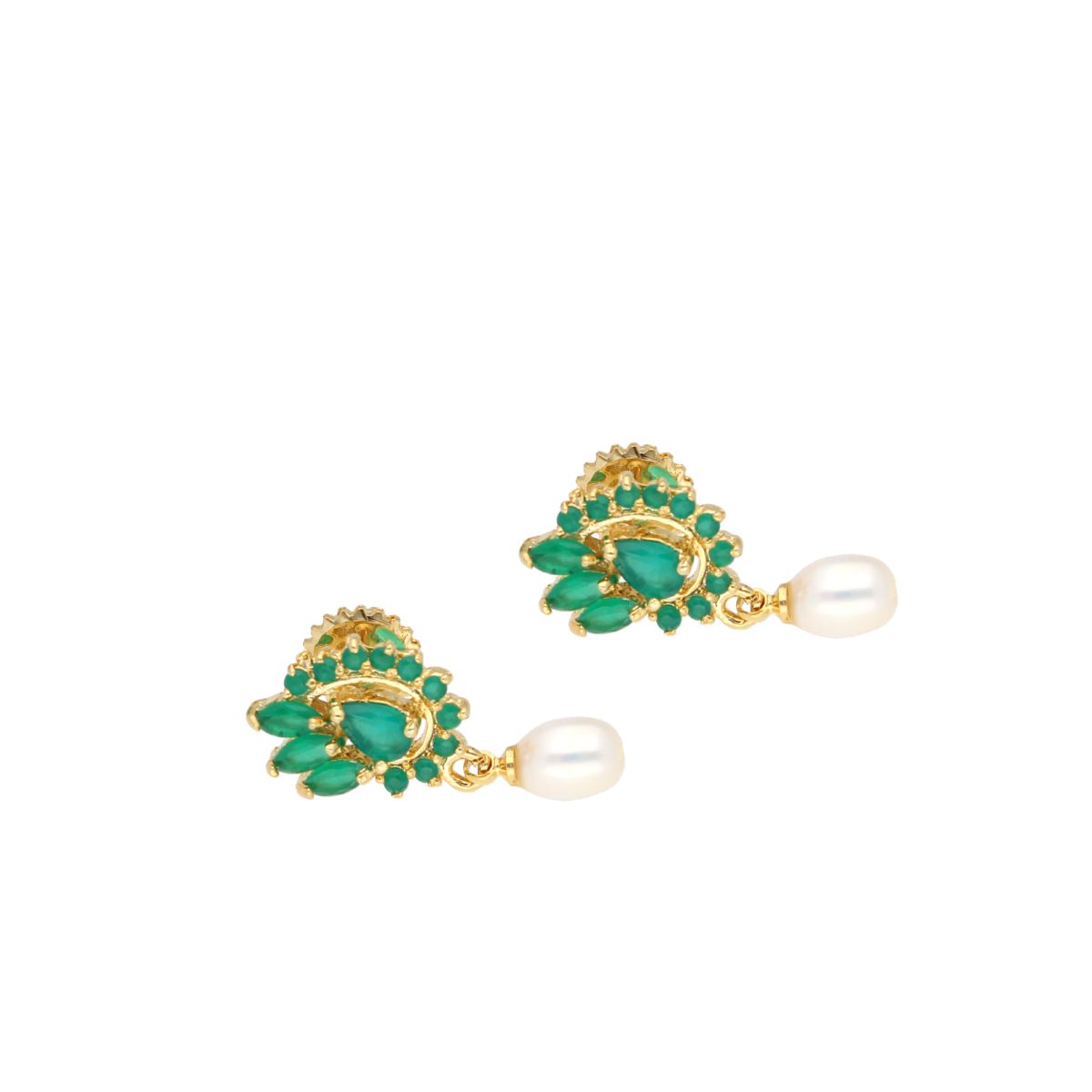 J Pearls Kiara Pearl Earrings - Real Pearl Jewelry - Swadesiicart