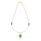 J Pearls Dharti Pearl Set - Real Pearl Jewelry - Swadesiicart