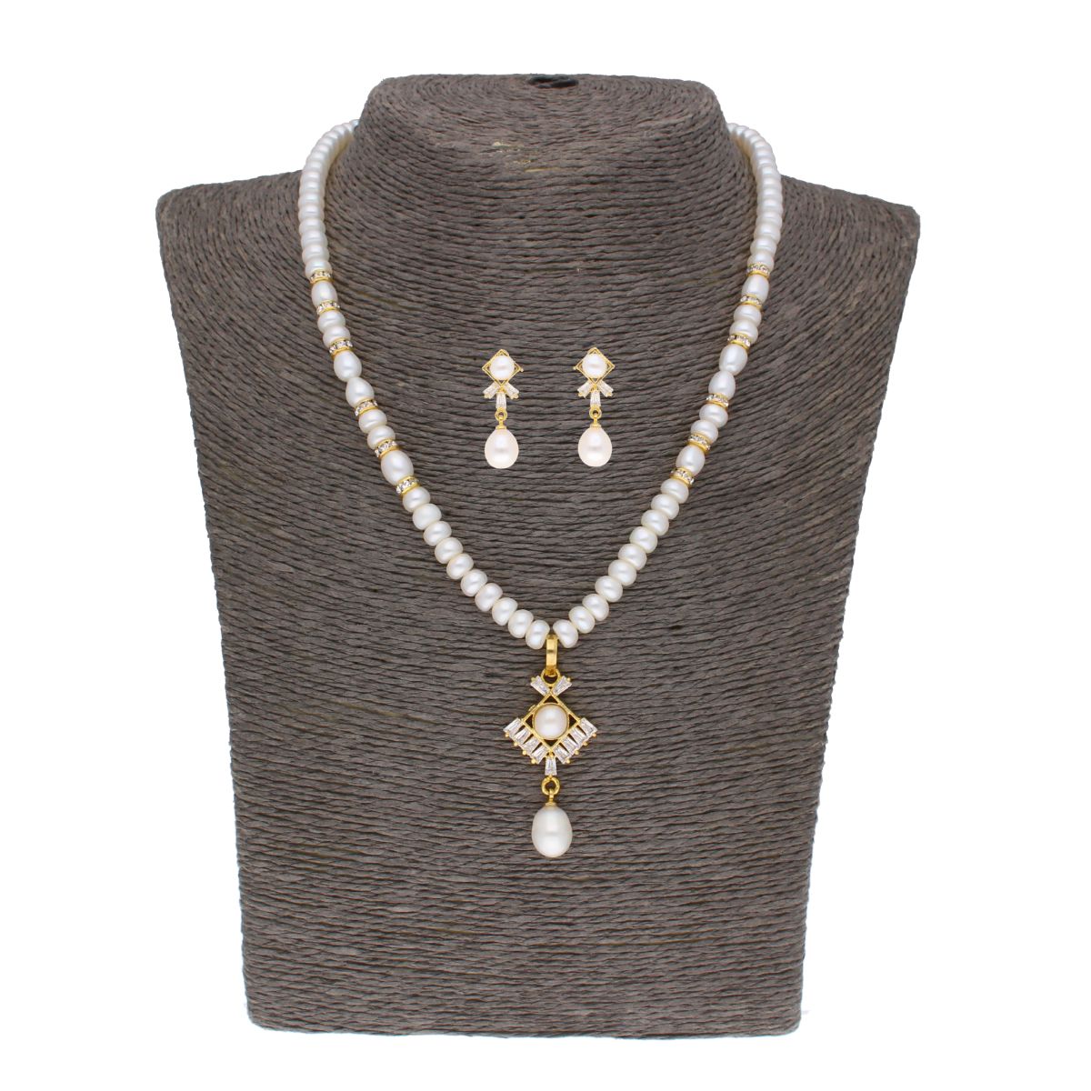J Pearls Yashvi Pearl Set - Real Pearl Jewelry - J Pearls
