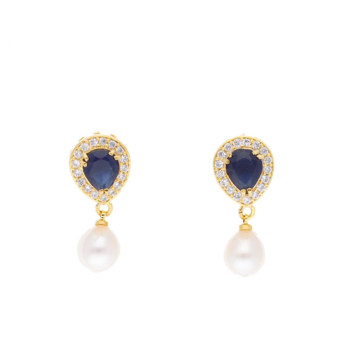 J Pearls Jaanvi Pearl Set - Real Pearl Jewelry - Swadesiicart