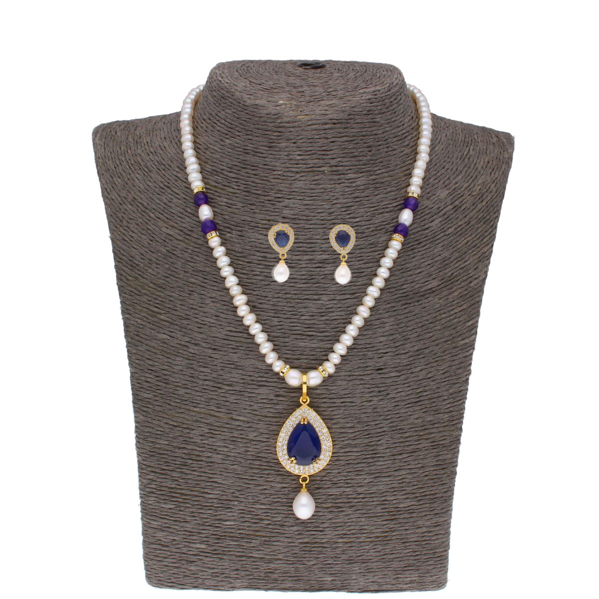 J Pearls Jaanvi Pearl Set - Real Pearl Jewelry - J Pearls