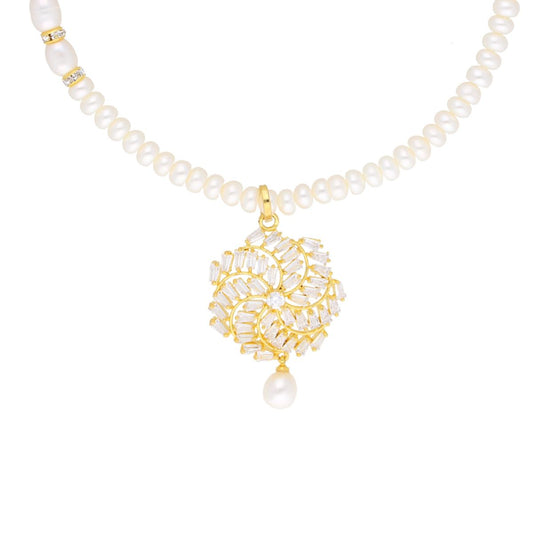 J Pearls Siddhi Pearl Set - Real Pearl Jewelry - Swadesiicart