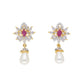 J Pearls Anahita Pearl Set - Real Pearl Jewelry - Swadesiicart