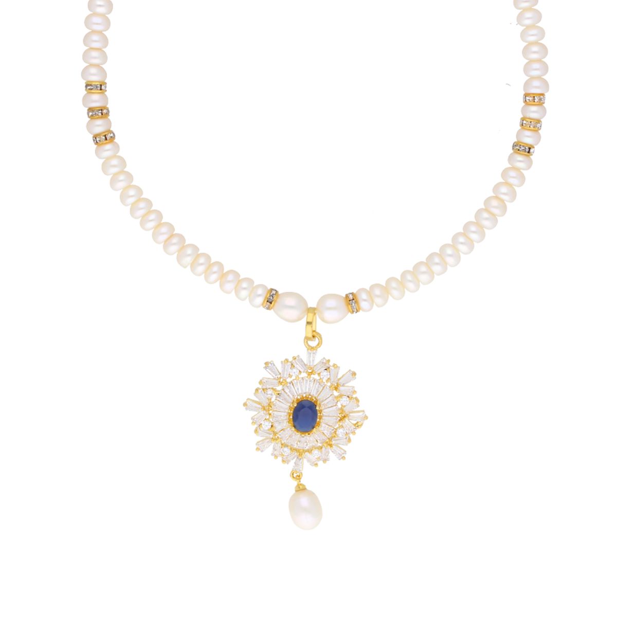 J Pearls Yami Pearl Set - Real Pearl Jewelry - Swadesiicart