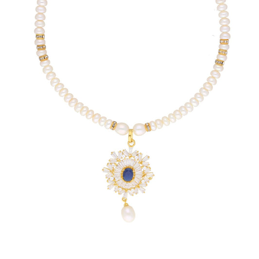 J Pearls Yami Pearl Set - Real Pearl Jewelry - Swadesiicart