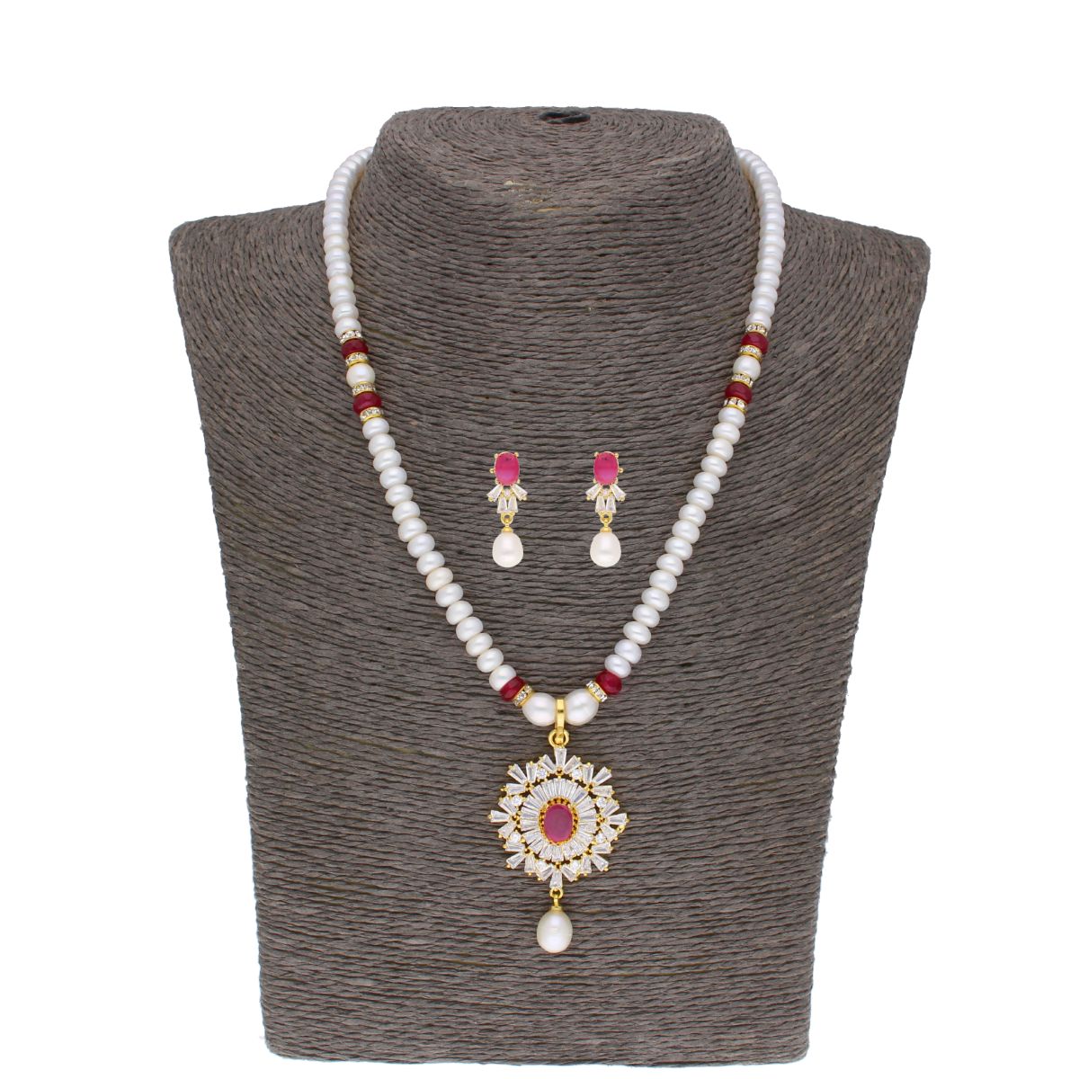 J Pearls Abdhija Pearl Set - Real Pearl Jewelry - J Pearls