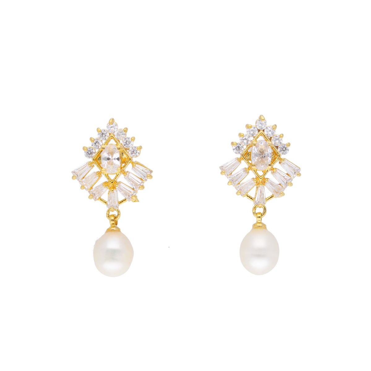 J Pearls Abarna Pearl Set - Real Pearl Jewelry - Swadesiicart