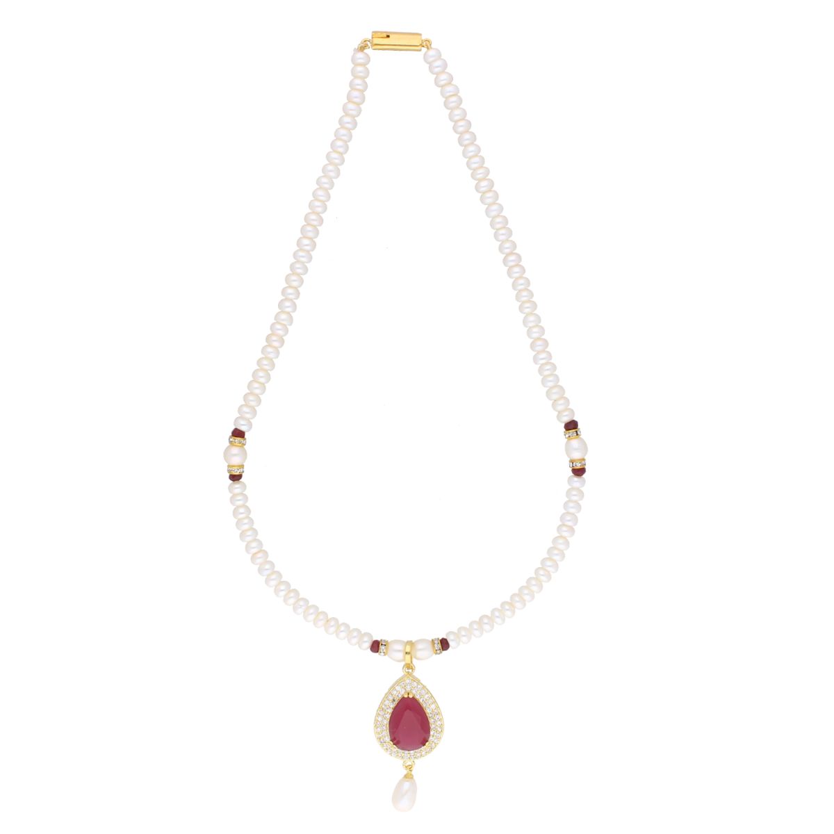 J Pearls Babay Pearl Set - Real Pearl Jewelry - Swadesiicart