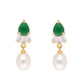 J Pearls Dhenuka Pearl Set - Real Pearl Jewelry - Swadesiicart