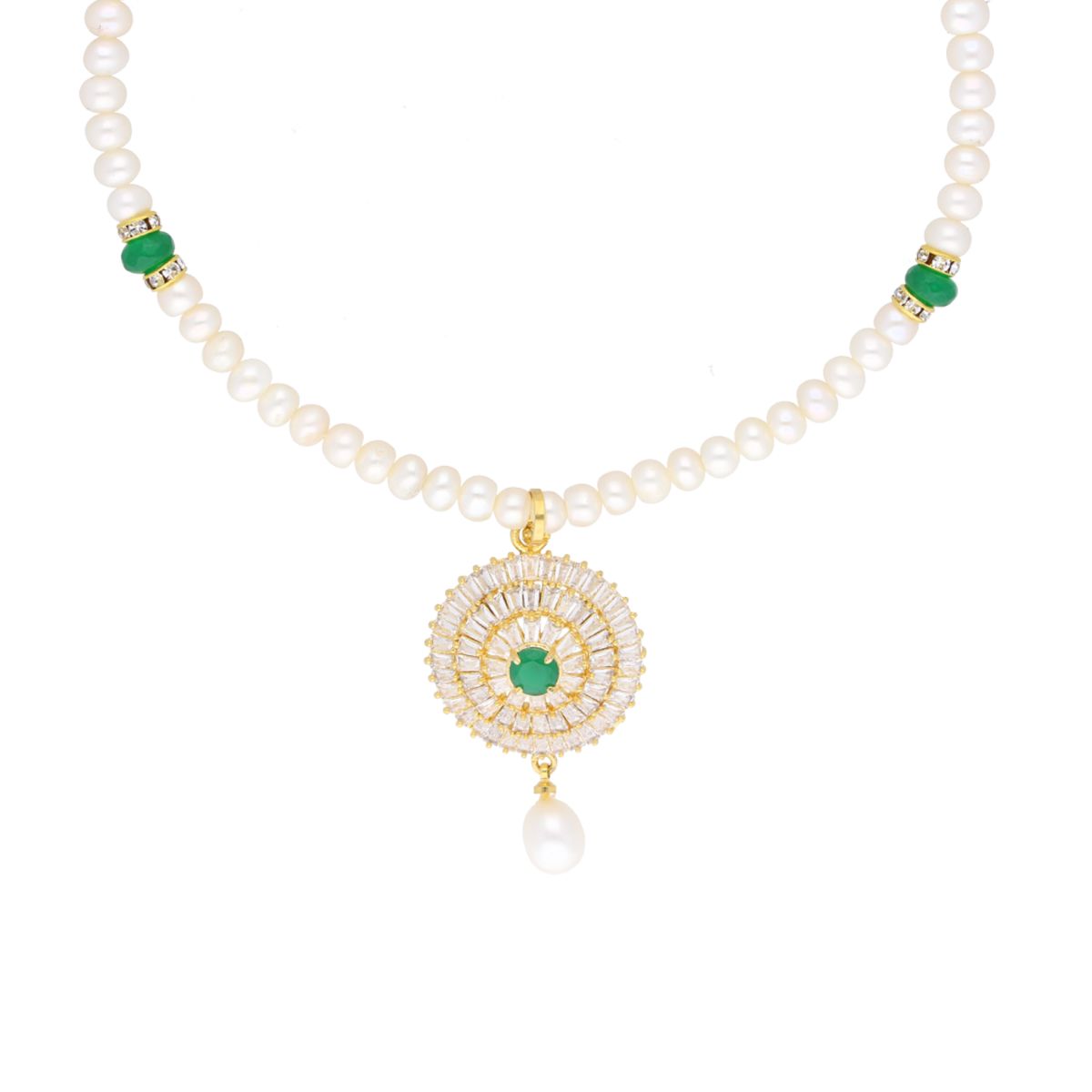 J Pearls Eeshvi Pearl Set - Real Pearl Jewelry - Swadesiicart
