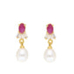 J Pearls Haarshini Pearl Set - Real Pearl Jewelry - Swadesiicart