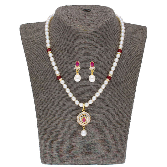 J Pearls Haarshini Pearl Set - Real Pearl Jewelry - J Pearls