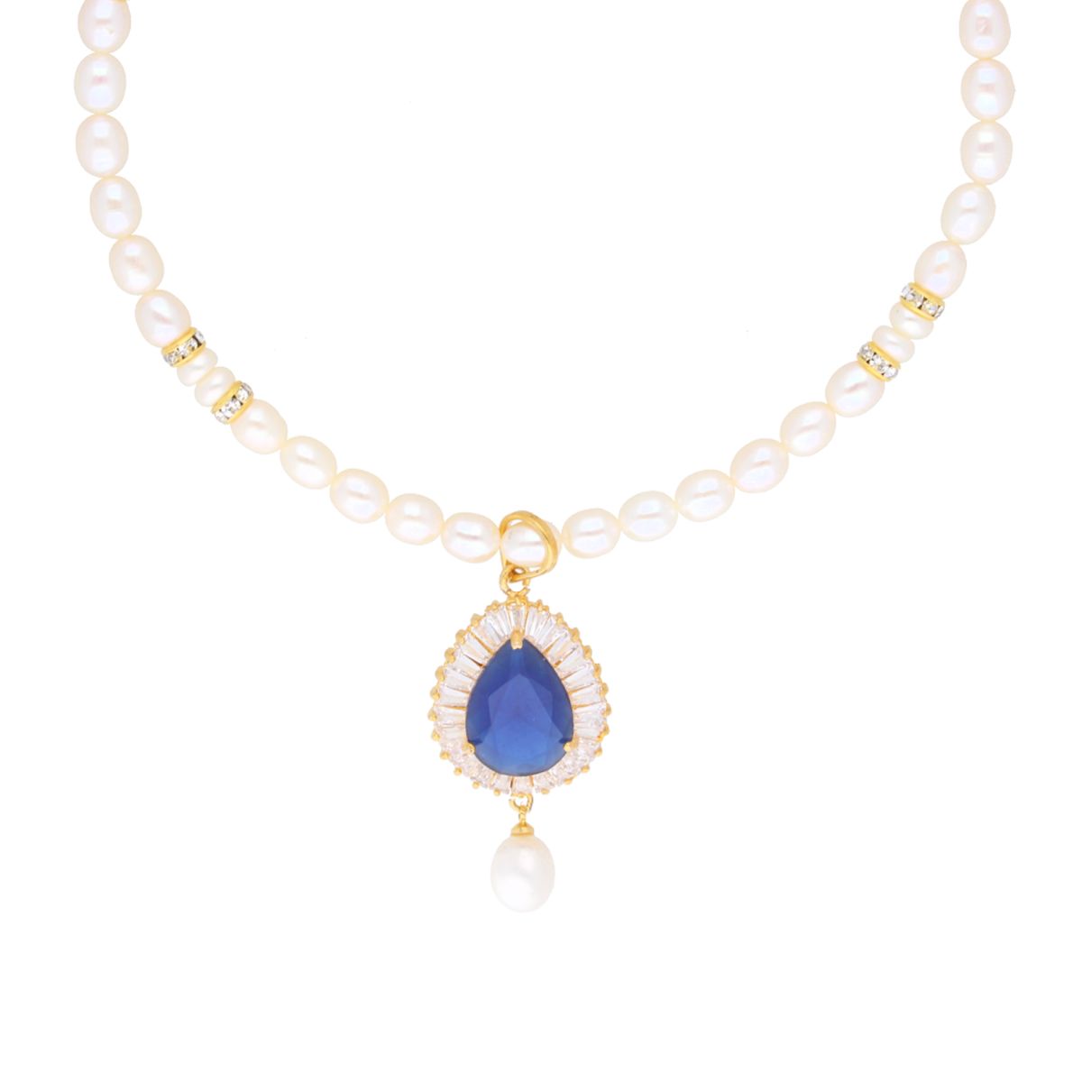 J Pearls Dhimahi Pearl Set - Real Pearl Jewelry - Swadesiicart