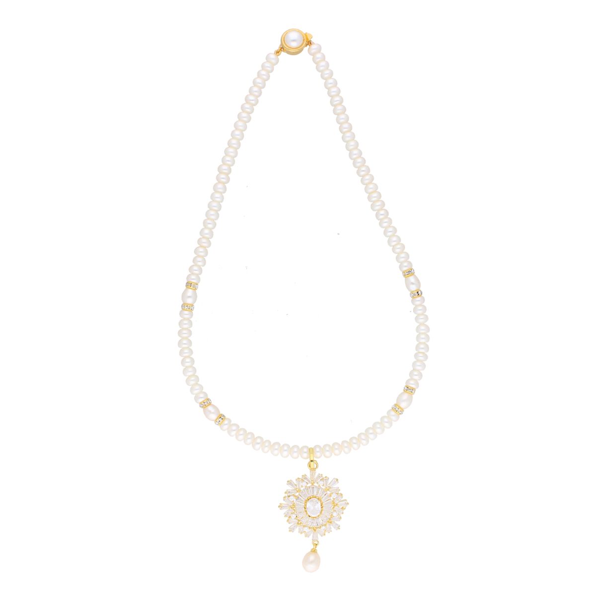 J Pearls Cherry Pearl Set - Real Pearl Jewelry - Swadesiicart