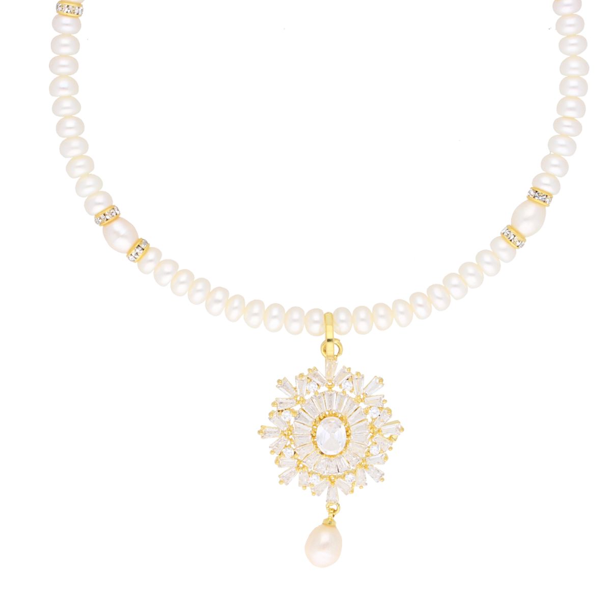 J Pearls Cherry Pearl Set - Real Pearl Jewelry - Swadesiicart