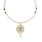 J Pearls Theertha Pearl Set - Real Pearl Jewelry - Swadesiicart