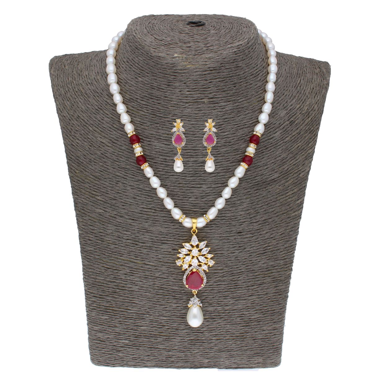 J Pearls Navishka Pearl Set - Real Pearl Jewelry - J Pearls