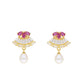 J Pearls Candalini Pearl Set - Real Pearl Jewelry - Swadesiicart