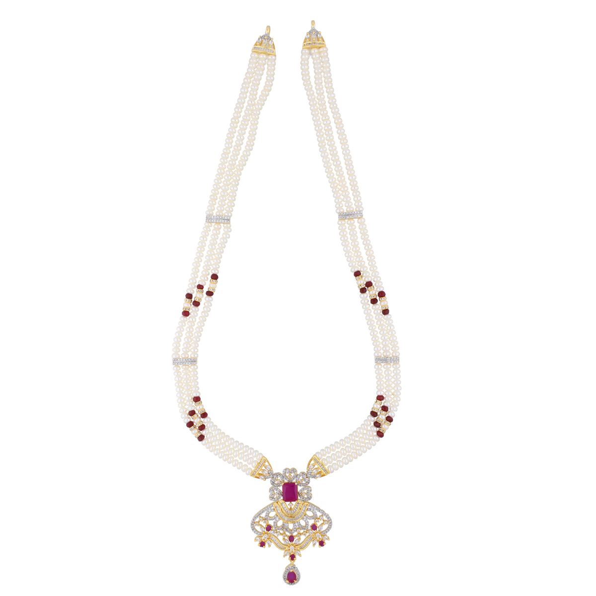 J Pearls Fenal Pearl Set - Real Pearl Jewelry - Swadesiicart
