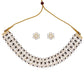 J Pearls Tulsi 1 Line Pearl Choker - Real Pearl Jewelry | Swadesiicart