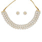 J Pearls Navishka 1 Line Pearl Choker - Real Pearl Jewelry | Swadesiicart