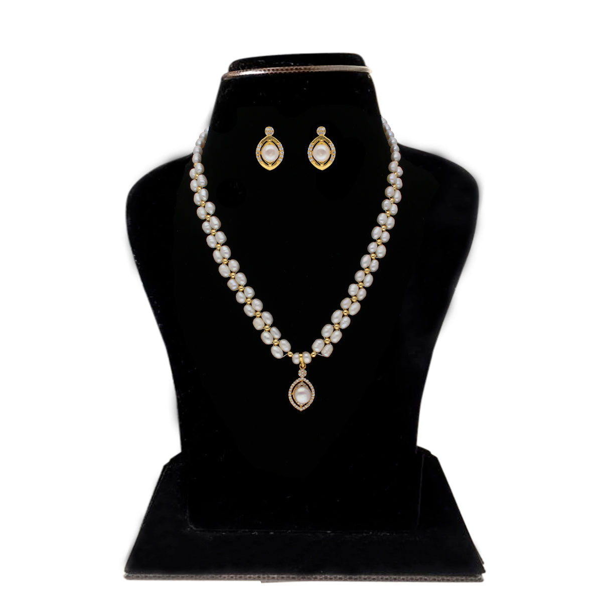 J Pearls Dhena 1 Line Pearl Sets - Real Pearl Jewelry - J Pearls