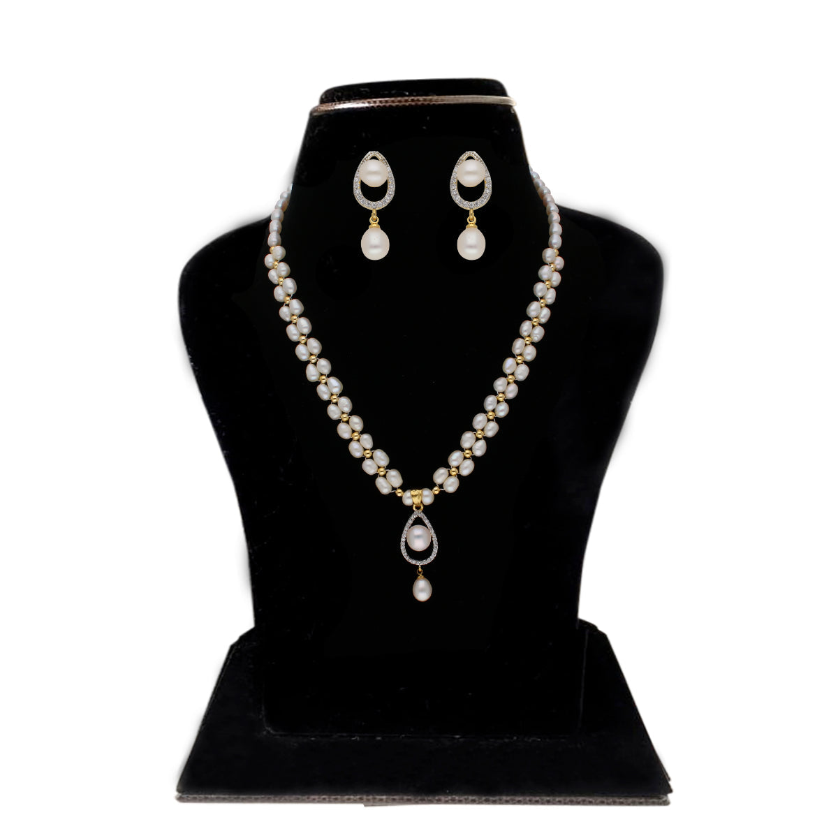 J Pearls Badarika 1 Line Pearl Sets - Real Pearl Jewelry - J Pearls
