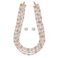 J Pearls Freena 4 Lines Pearl Sets - Real Pearl Jewelry - Swadesiicart