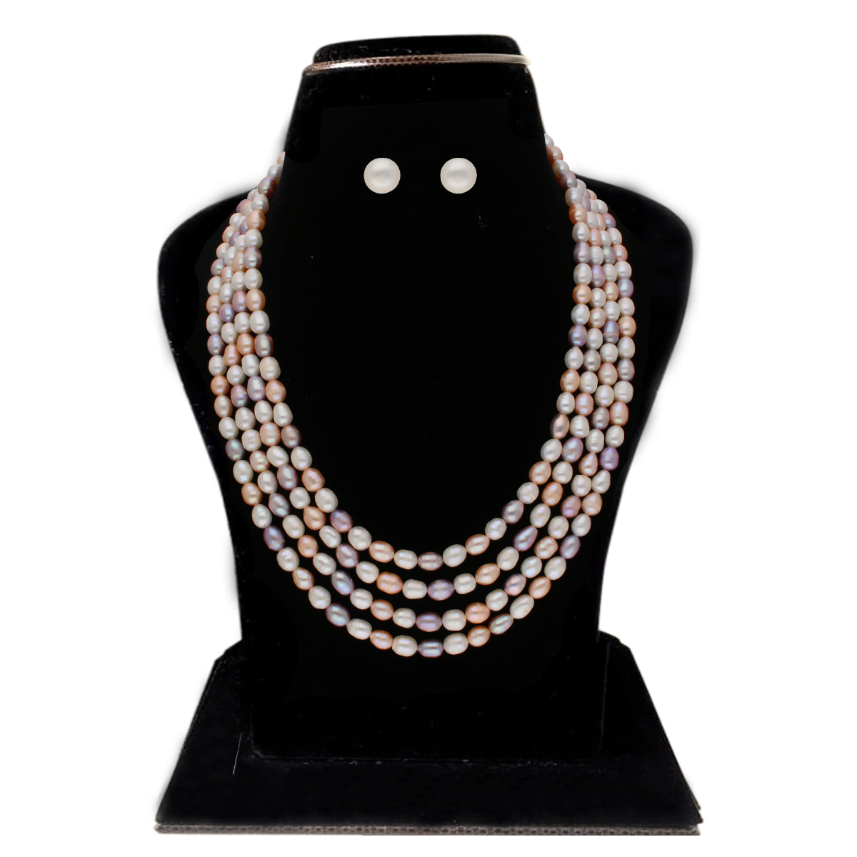 J Pearls Freena 4 Lines Pearl Sets - Real Pearl Jewelry - J Pearls