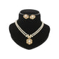 J Pearls Lekha 2 Lines Pearl Necklace | Swadesiicart