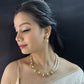 J Pearls Leena 2 Lines Pearl Necklace | Swadesiicart