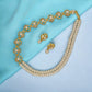 J Pearls Leena 2 Lines Pearl Necklace | Swadesiicart