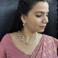 J Pearls Lipika 2 Lines Pearl Necklaces | Swadesiicart
