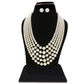 J Pearls Saanvi 5 Lines Pearl Necklaces | Swadesiicart