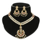 J Pearls Ishir Glowing Pearl Necklace Set - Swadesiicart