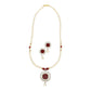 J Pearls Starlit Splendor Pearl Necklace Set - Swadesiicart