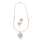J Pearls Ehan Pearl Necklace Set - Swadesiicart