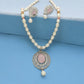 J Pearls Celestial Charm Pearl Necklace Set - Swadesiicart