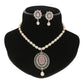J Pearls Celestial Charm Pearl Necklace Set - Swadesiicart