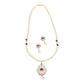 J Pearls Falak Pearl Necklace Set - Swadesiicart