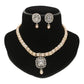 J Pearls Sublime Shimmer Pearl Necklace Set - Swadesiicart