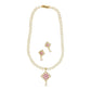 J Pearls Tanvi Pearl Necklace Set - Swadesiicart